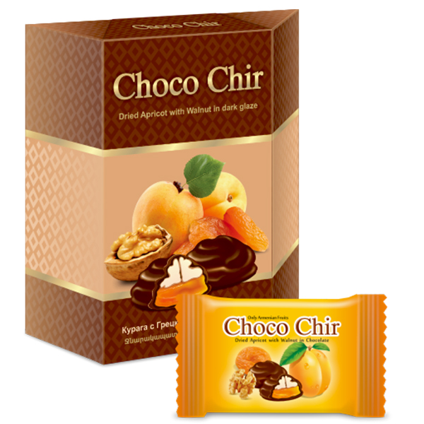 Choco Chir 200g Apricot with walnut